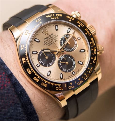 rolex daytona cosmograph gold black